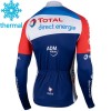 Wielershirt 2021 Team TotalEnergies N001 Winter Thermal Fleece
